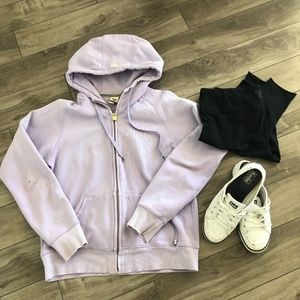 TNA Purple Zippered Hoodie